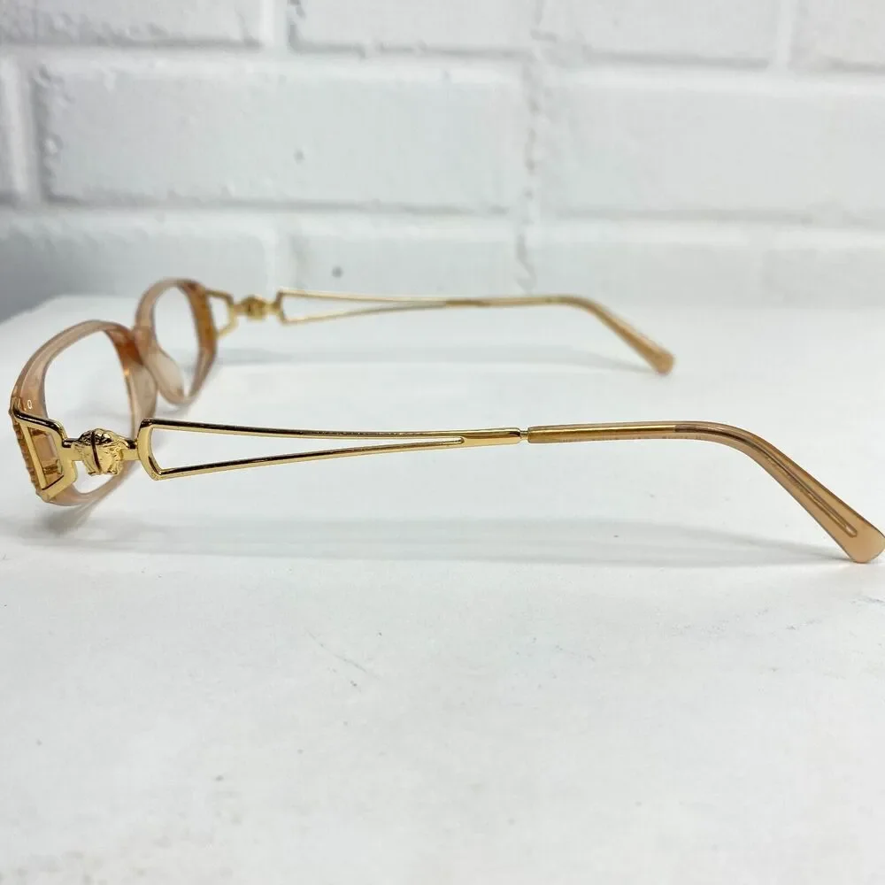 Versace Mod Eyeglasses Sunglasses‎ Frames Gold Rectangular 51[]15 H1974